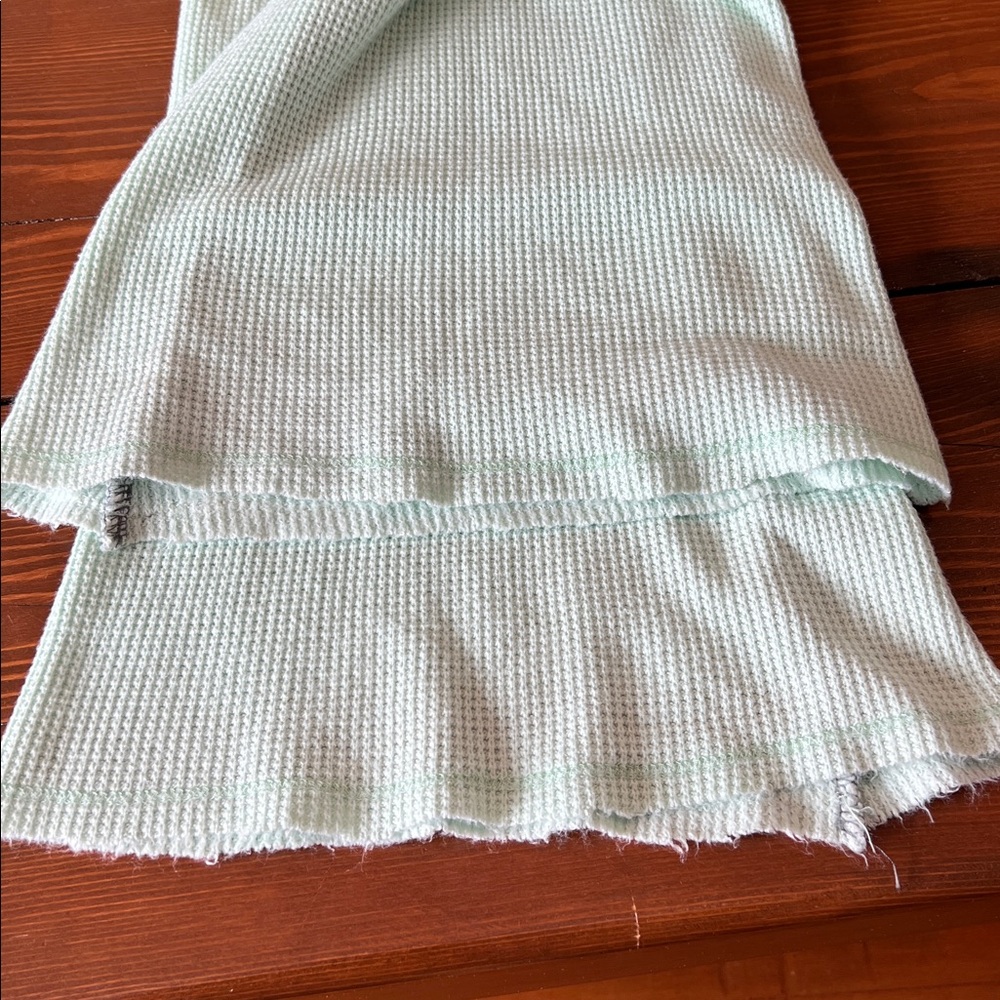 Boys Lie - That's Why Thermal Pants Mint Grey Flare Fold Over Waistband - Size L - Picture 7 of 11
